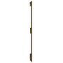 Voir la diapositive 5 : VIDAXL Tete de lit murale Marron miel 82,5x3x90 cm Bois massif de pin