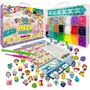 Voir la diapositive 2 : BANDAI Kit de fabrication de bracelets Bandai Rainbow Loom Mega Combo Set multicolore
