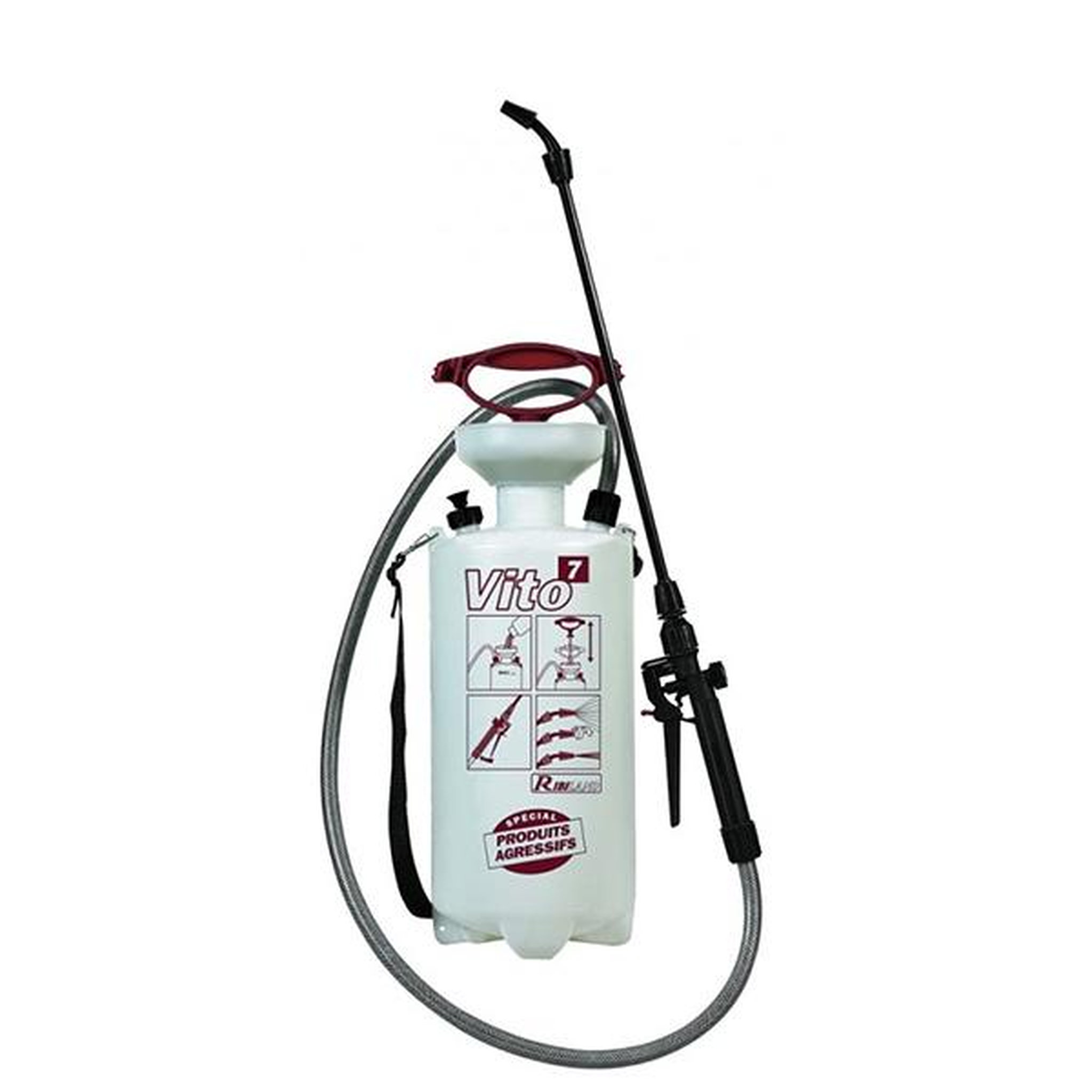 Ribitech Pulvérisateur pour produits agressifs 7l - prp070pc