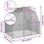 Voir la diapositive 6 : VIDAXL Poulailler 2,5x2x2,25 m acier galvanise