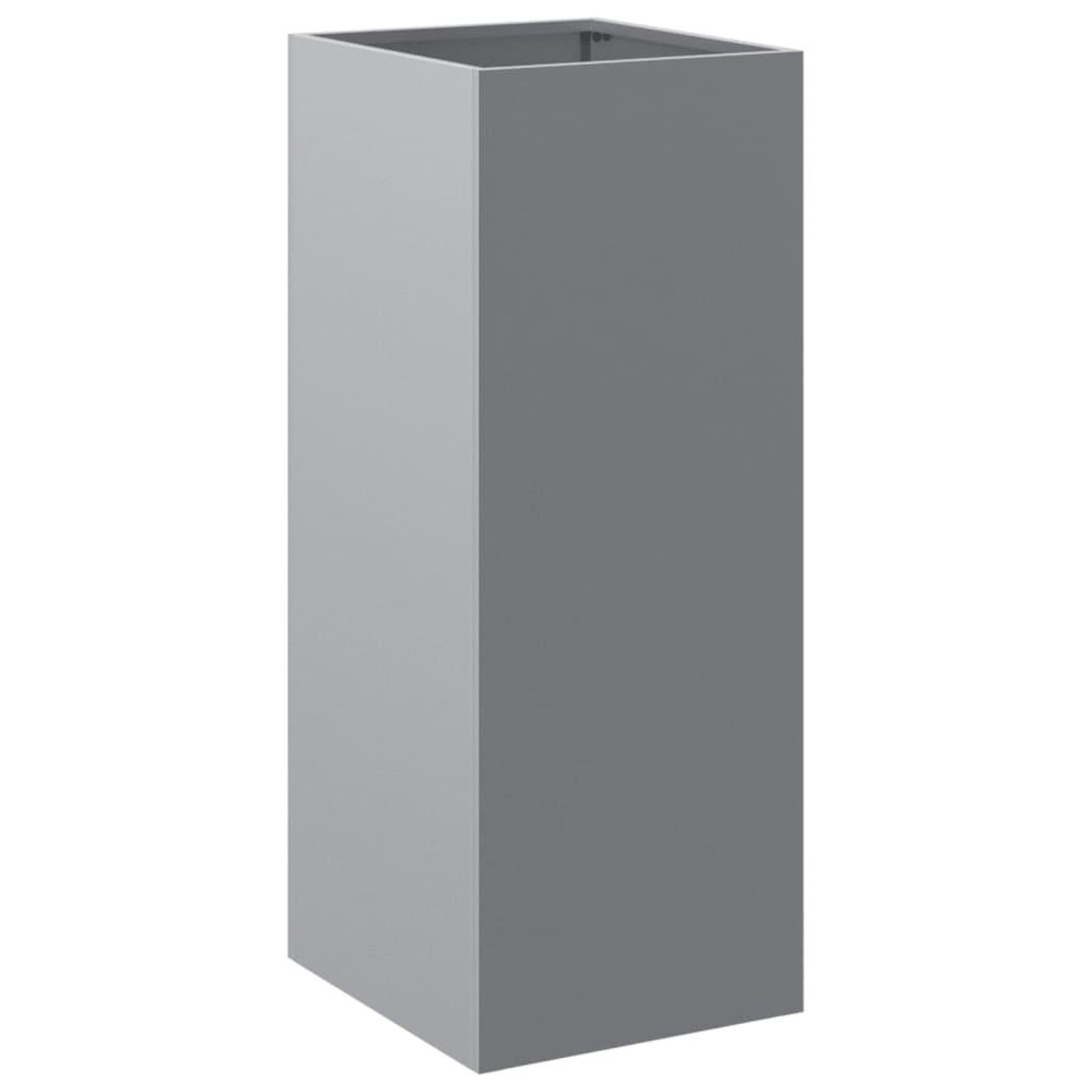 Voir la diapositive 2 : VIDAXL Jardiniere argente 32x29x75 cm acier galvanise