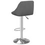 Voir la diapositive 5 : VIDAXL Tabouret de bar Gris fonce Velours