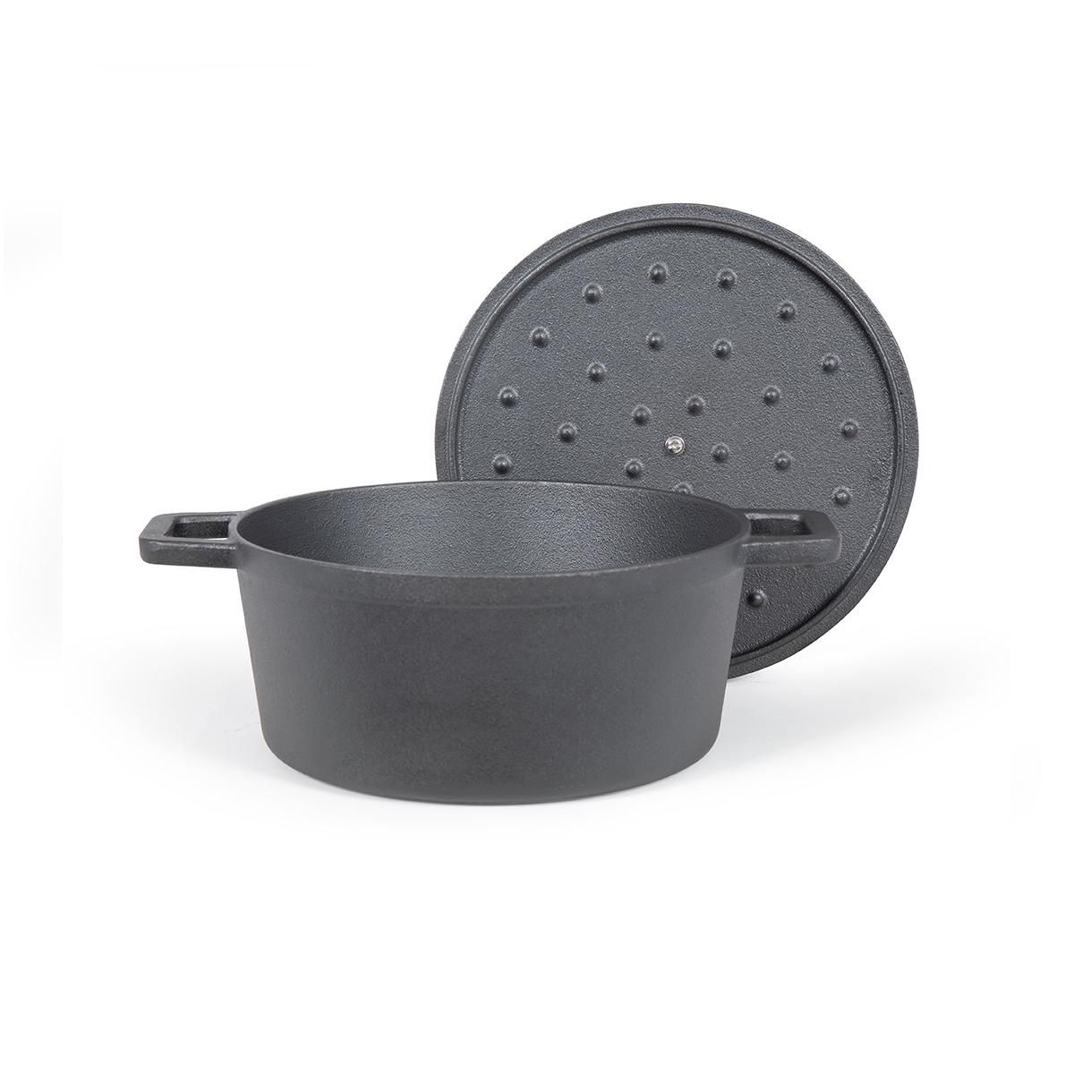 LIVOO Cocotte ronde 24cm 4l noir - mep139