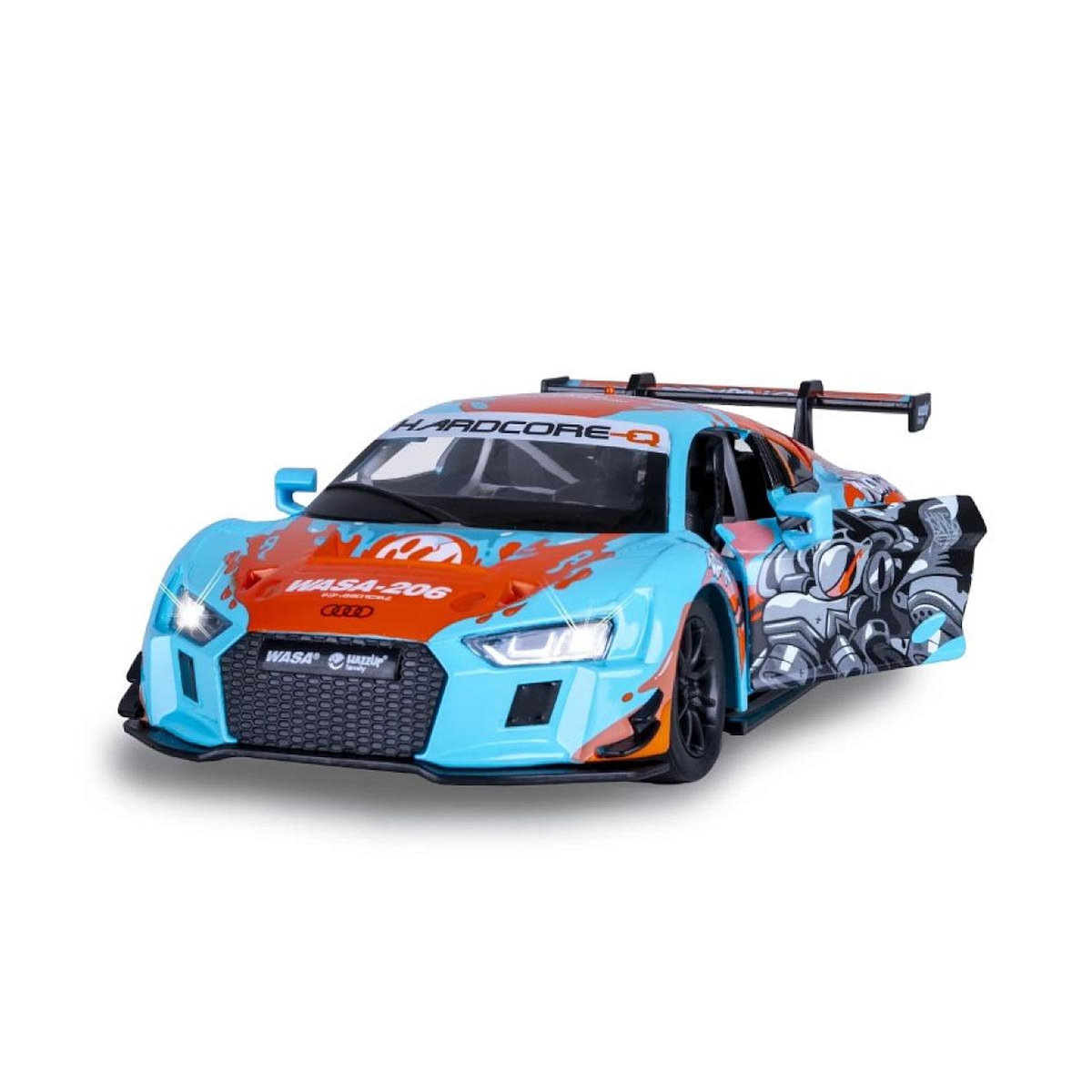 Jamara Audi R8 LMS miniature 1:24 bleue avec piles