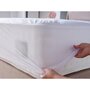 Voir la diapositive 2 : UNIVERS DECOR Lot de 2 protège matelas éponge imperméable anti-acariens 180 x 200 + 30 cm