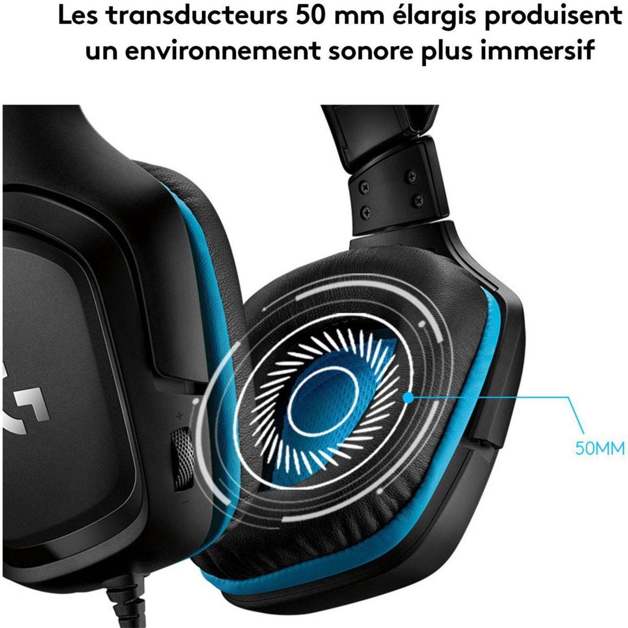 Voir la diapositive 4 : Logitech Casque gamer G432