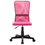 Voir la diapositive 2 : VIDAXL Chaise de bureau Rose 44x52x100 cm Tissu en maille