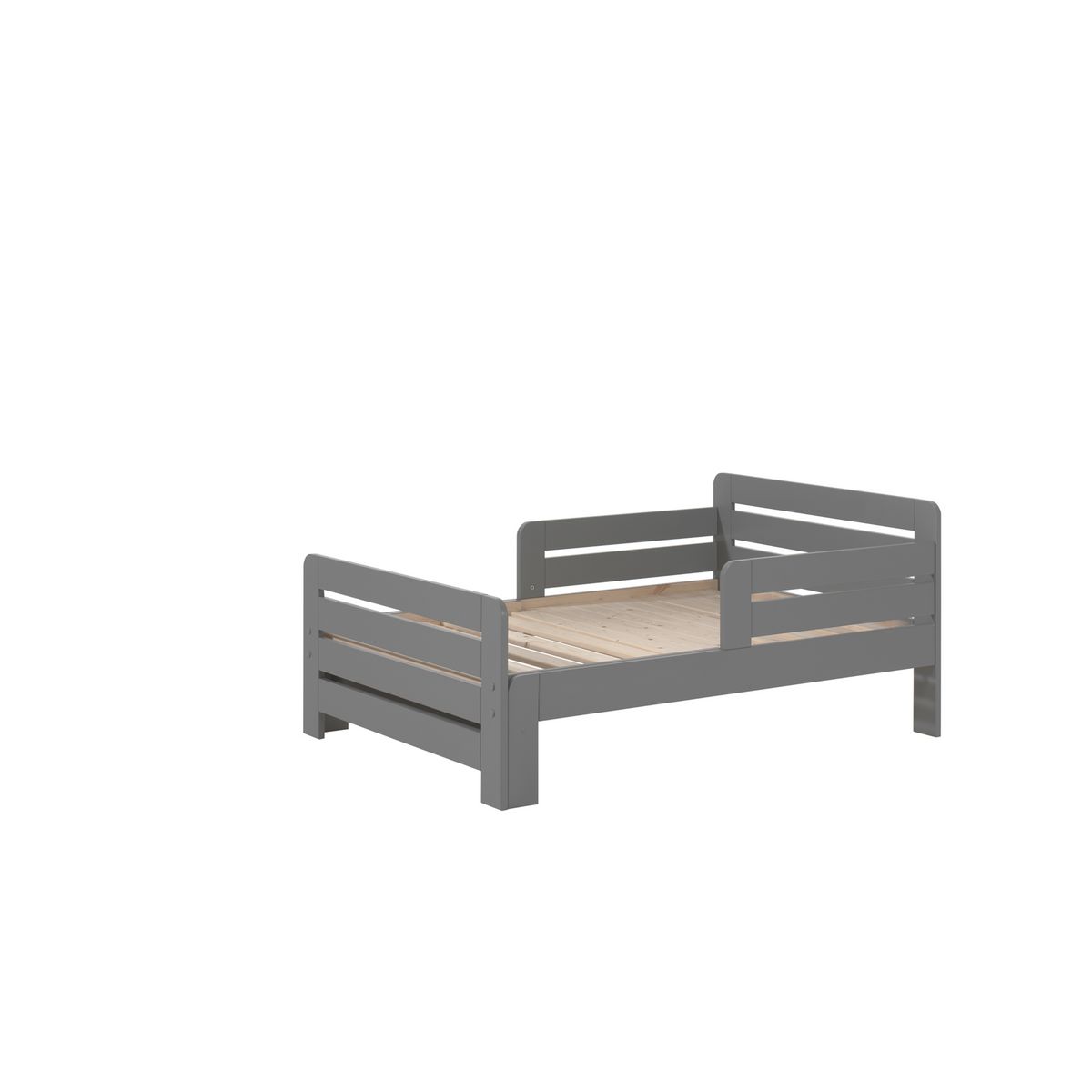 Lit enfant évolutif 90x140-200 cm pin massif JUMP