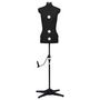 Voir la diapositive 3 : VIDAXL Mannequin de robe ajustable pour femme Noir S Taille 33-40