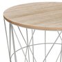 Voir la diapositive 3 : ATMOSPHERA Table d'Appoint Design  Kumi  41cm Gris