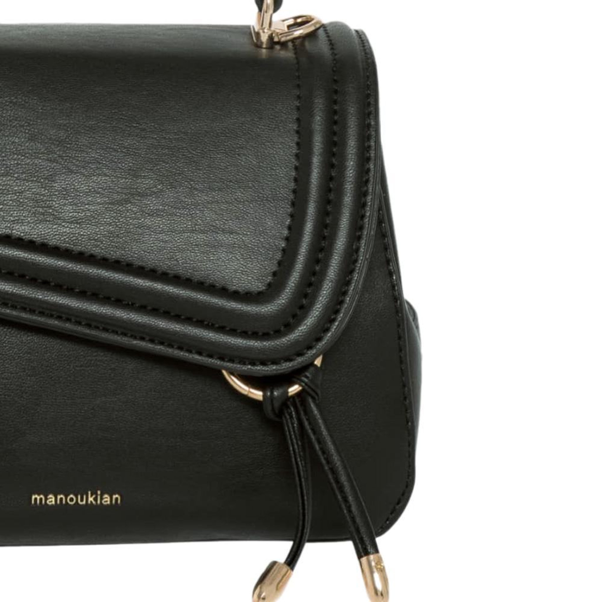 Voir la diapositive 3 : MANOUKIAN Sac à bandoulière noir femme manoukian melissa