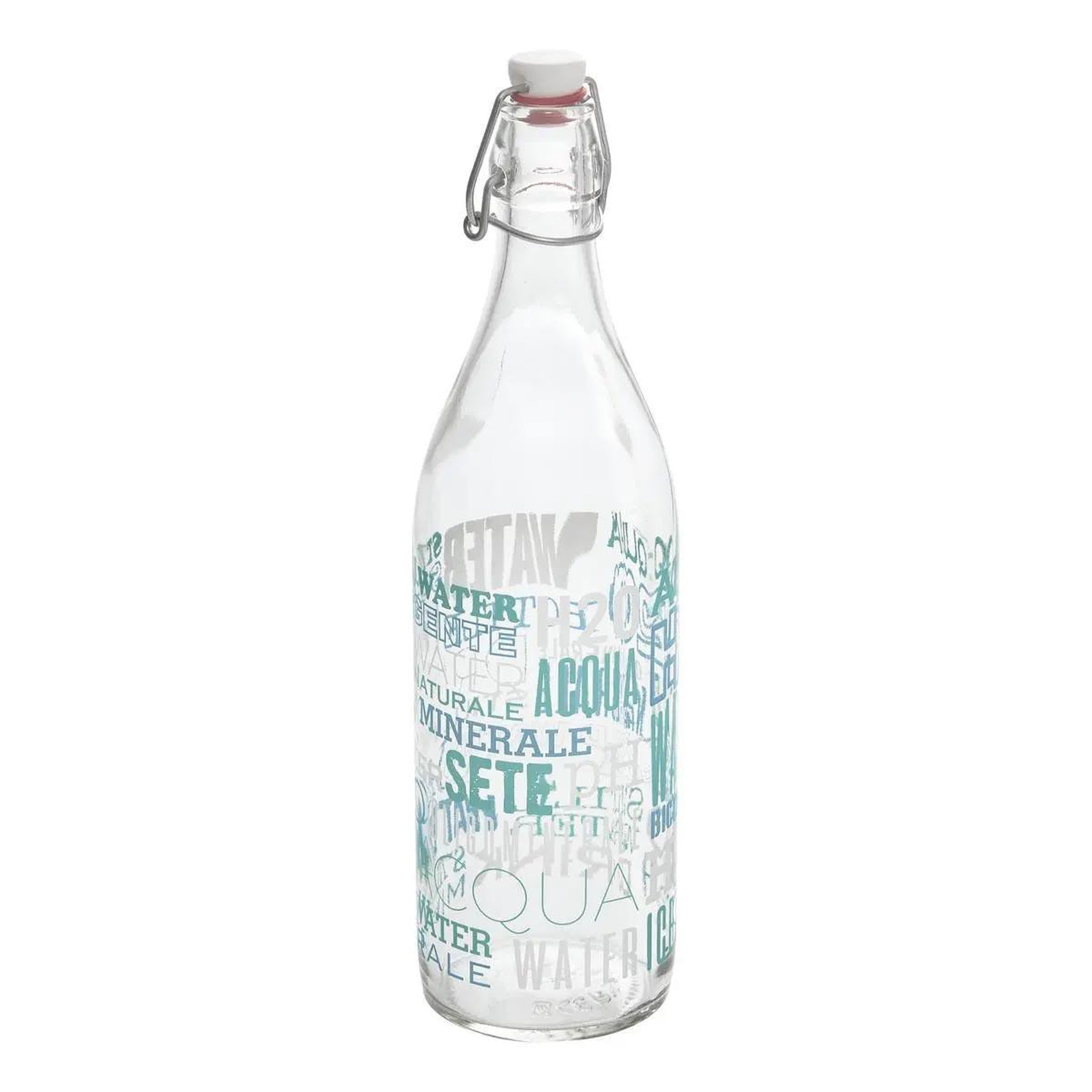 SECRET DE GOURMET Bouteille limonade  aqua  1l bleu