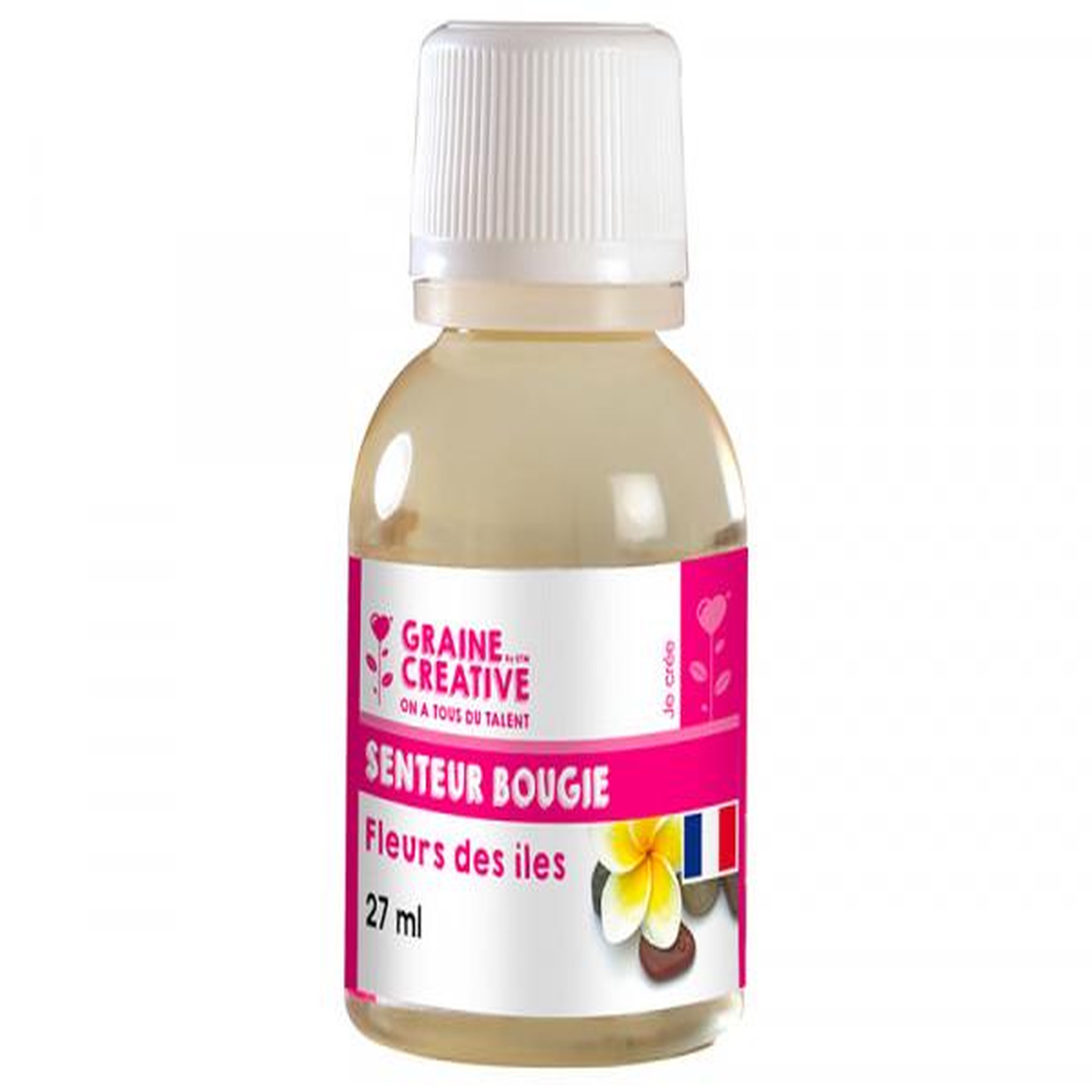 Graine créative Parfum pour bougies 27 ml - Senteur Fleurs des îles