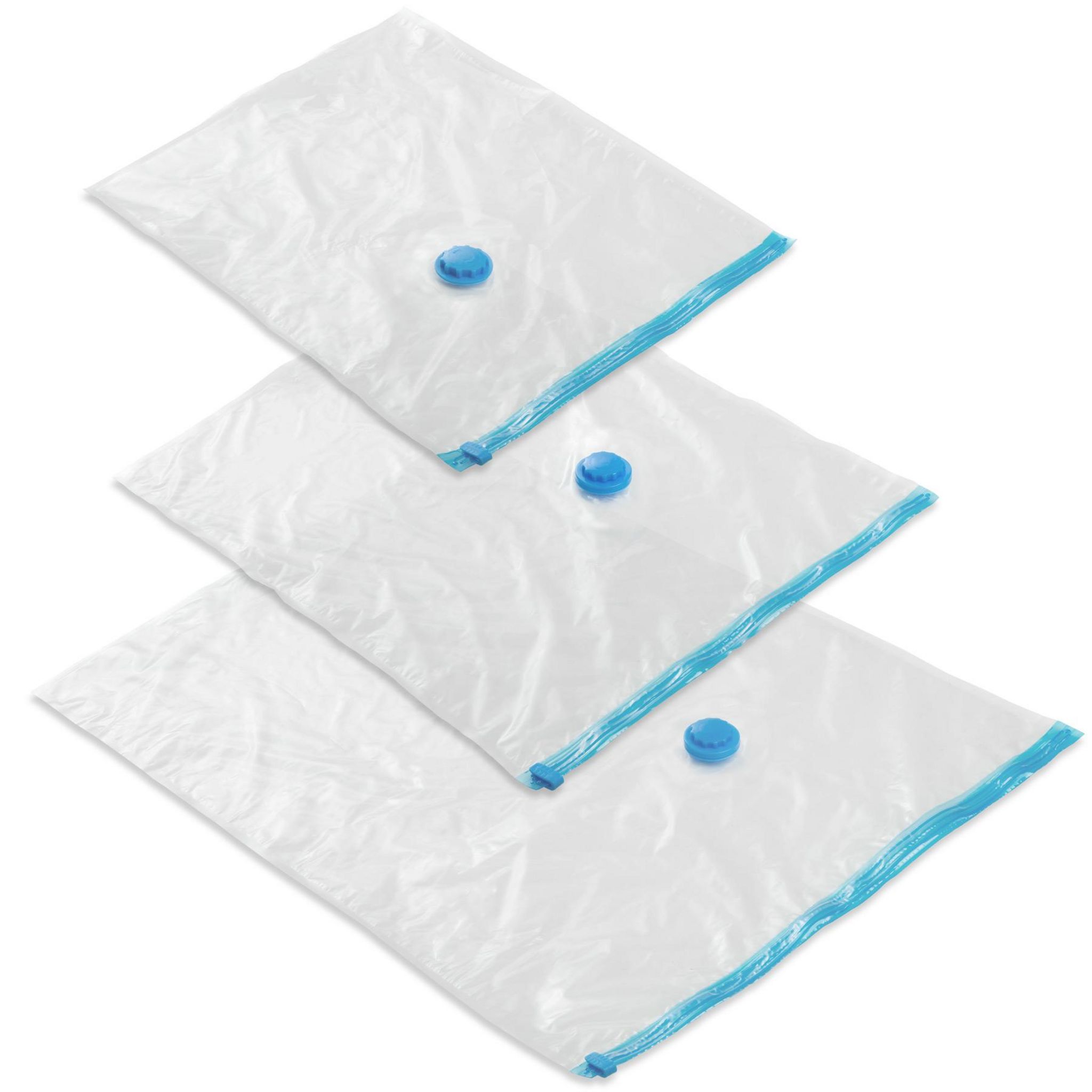 Lot De 5 Sacs De Rangement Sous Vide 40x60 Cm - Économie D'espace Jusqu'à 75%, Pour Vêtements, Couettes, Couvertures