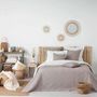 Voir la diapositive 3 : Paris Prix Housse de Coussin  Florette  60x60cm Taupe