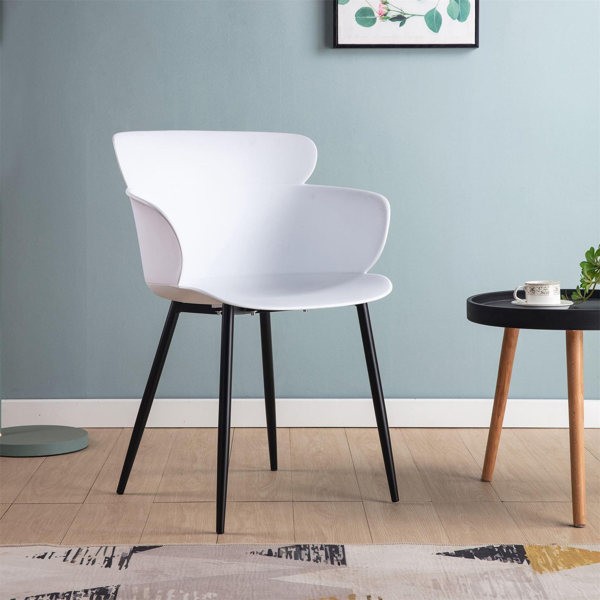 Voir la diapositive 3 : IDIMEX Lot de 4 chaises catch, en plastique