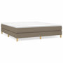 Voir la diapositive 2 : VIDAXL Cadre de lit sans matelas taupe 180x200 cm tissu