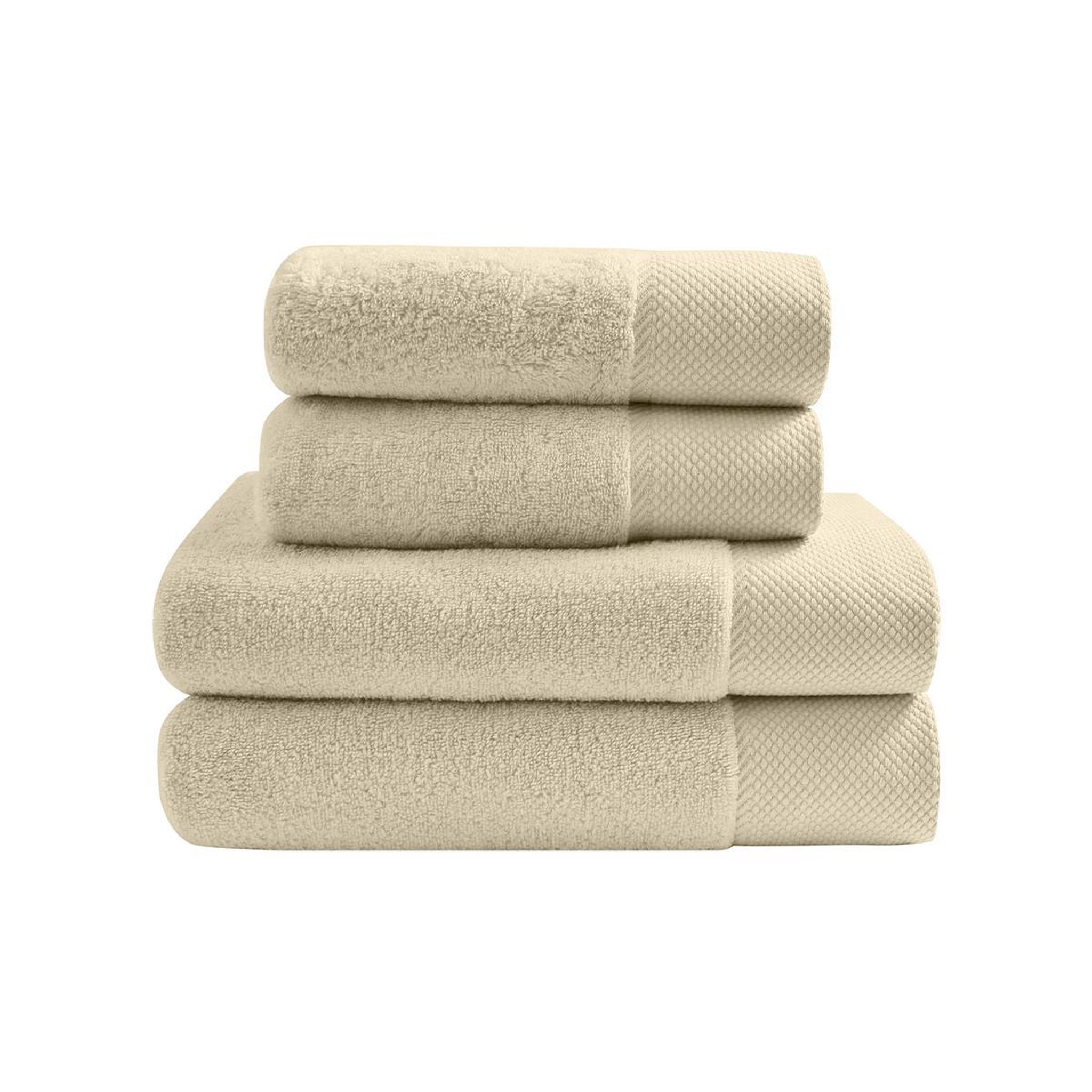 Voir la diapositive 1 : Sensei Maison Ensemble de bain 4 pièces Zéro Twist SENSOFT (2 draps de bain + 2 serviettes)