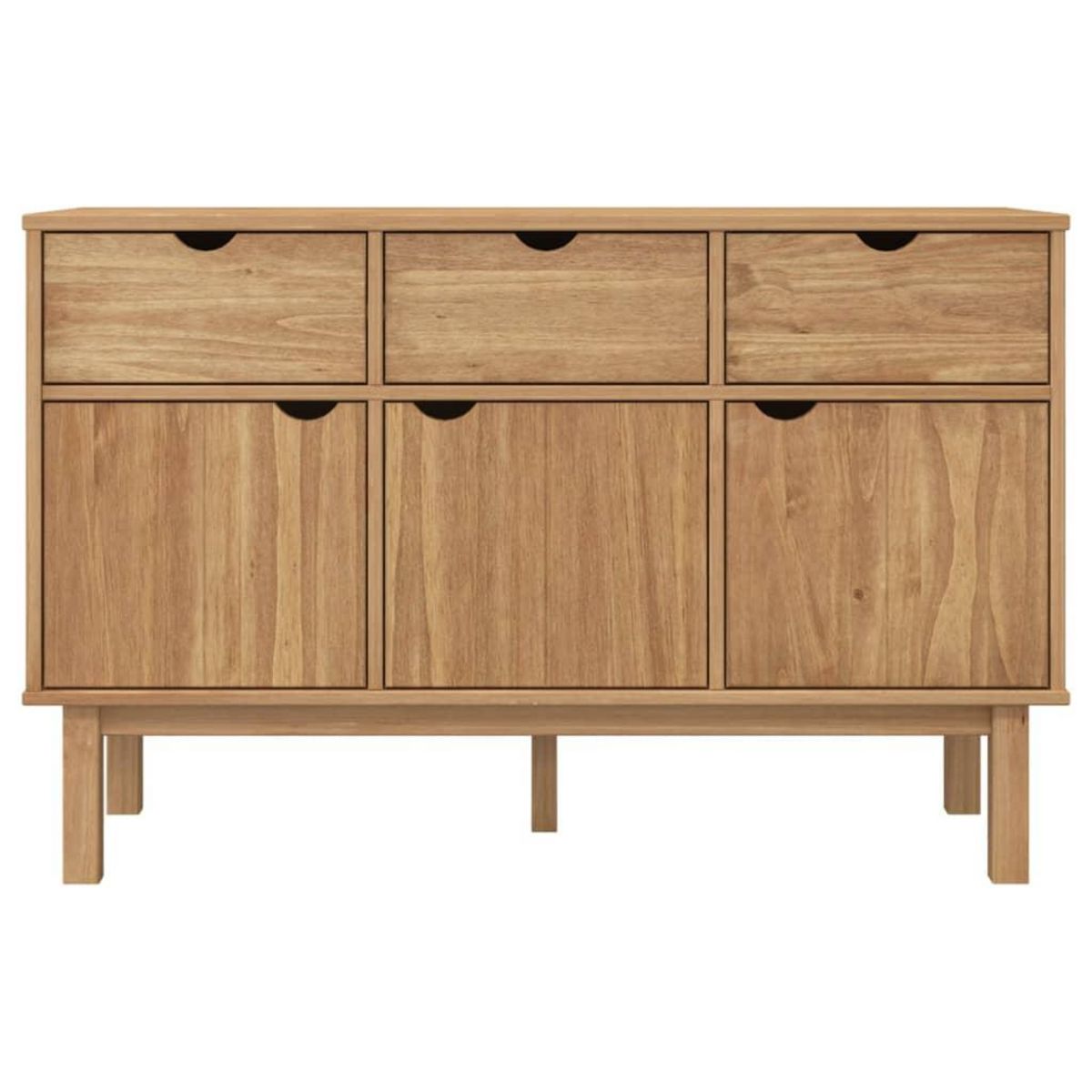 VIDAXL Buffet OTTA 114x43x73,5 cm Bois massif de pin