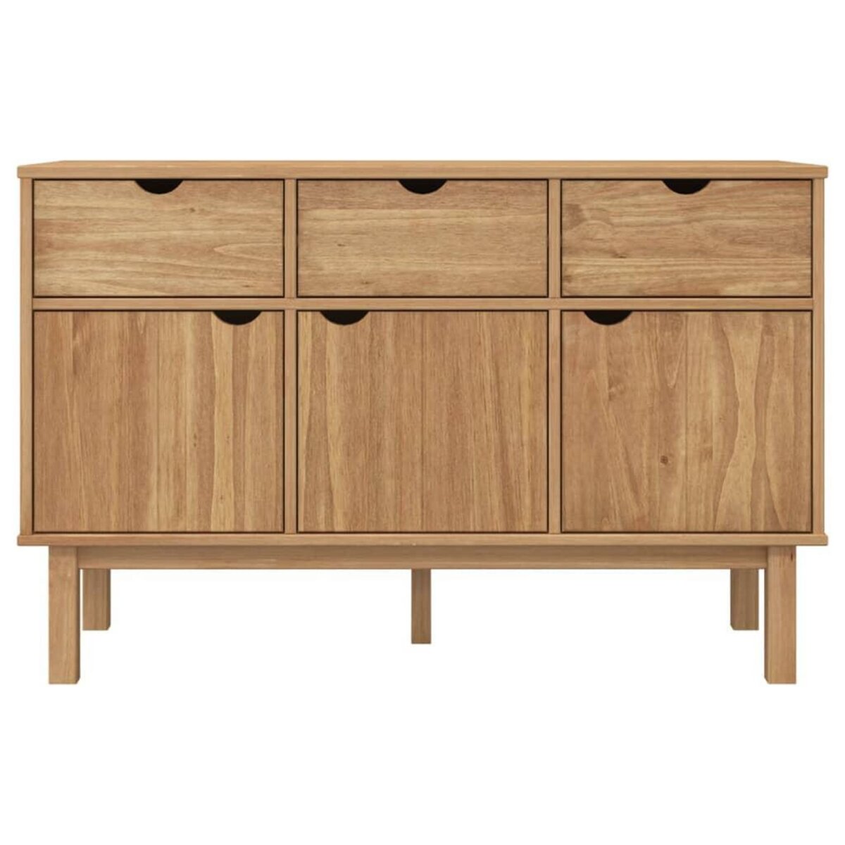 VIDAXL Buffet OTTA 114x43x73,5 cm Bois massif de pin