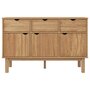 Voir la diapositive 3 : VIDAXL Buffet OTTA 114x43x73,5 cm Bois massif de pin