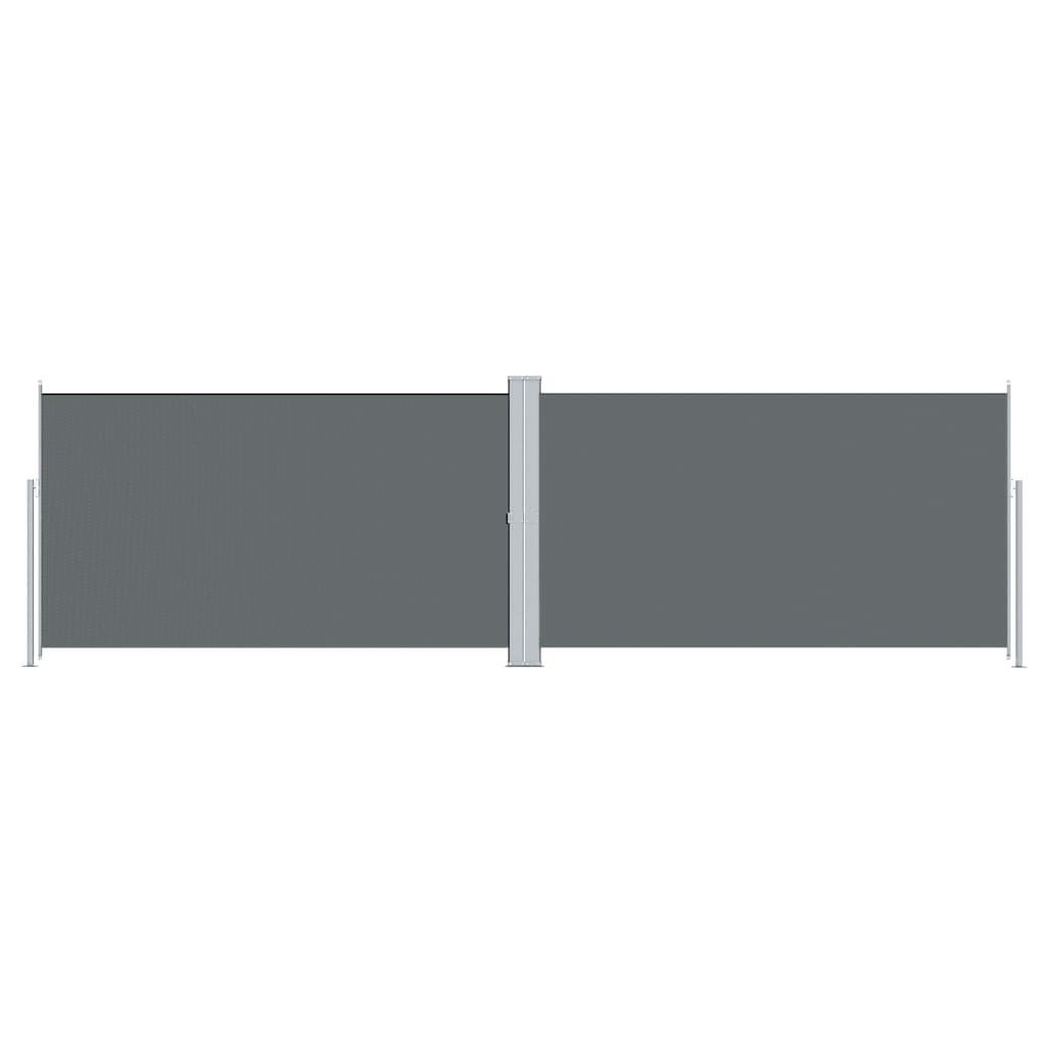 Voir la diapositive 2 : VIDAXL Auvent lateral retractable Anthracite 180x600 cm