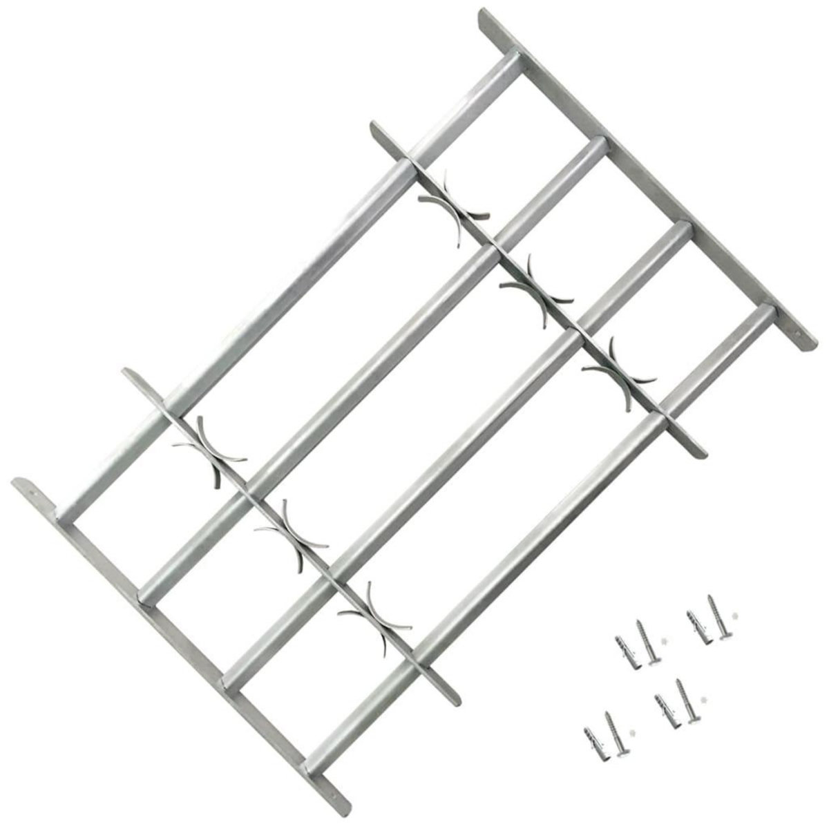 VIDAXL Grille reglable de securite de fenetres et 4 barres 1000-1500mm