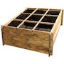 Voir la diapositive 1 : Habitat et Jardin Carré potager en bois  Nigelle  - 140 x 140 x 40 cm