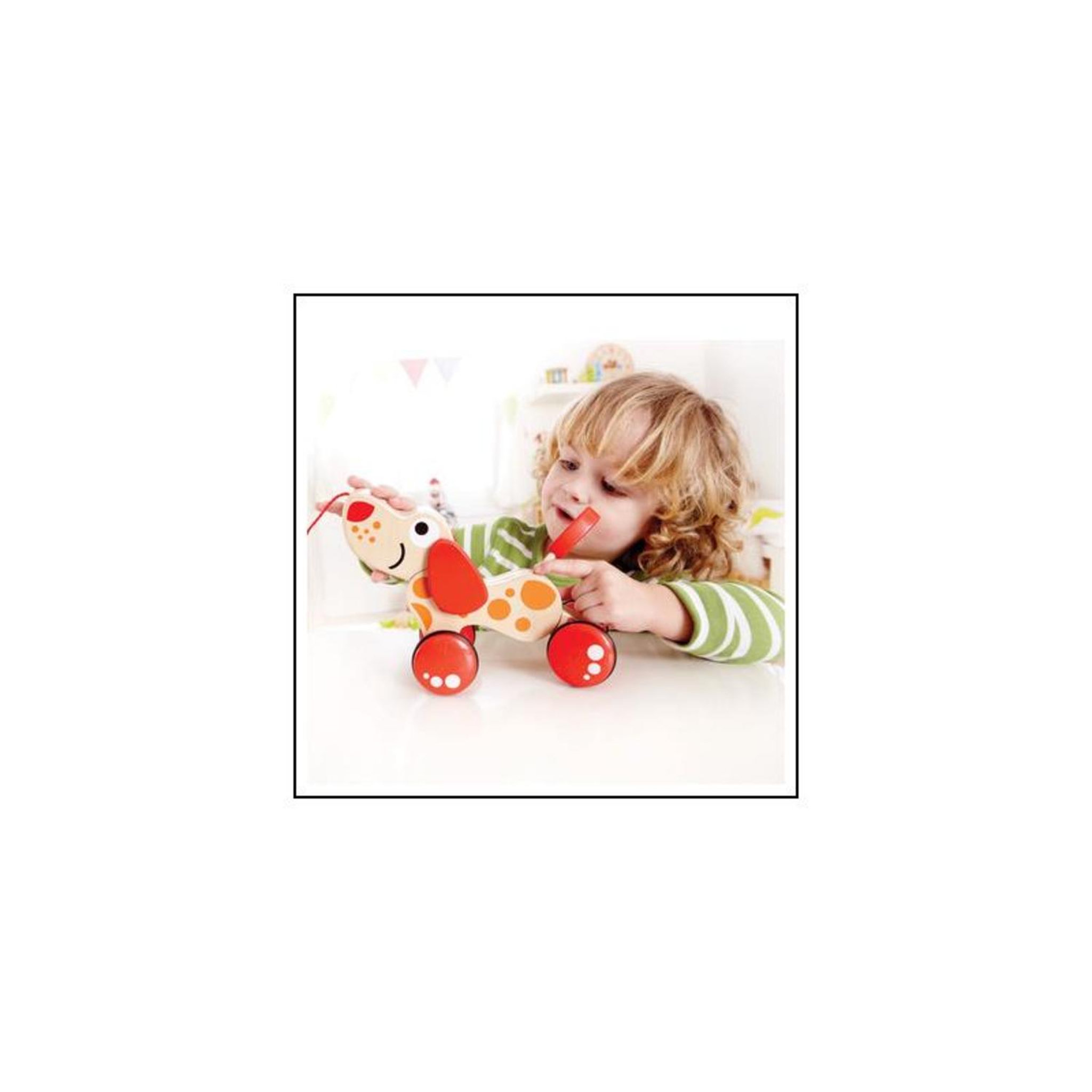 Voir la diapositive 3 : Hape Puppy le chiot en bois a promener