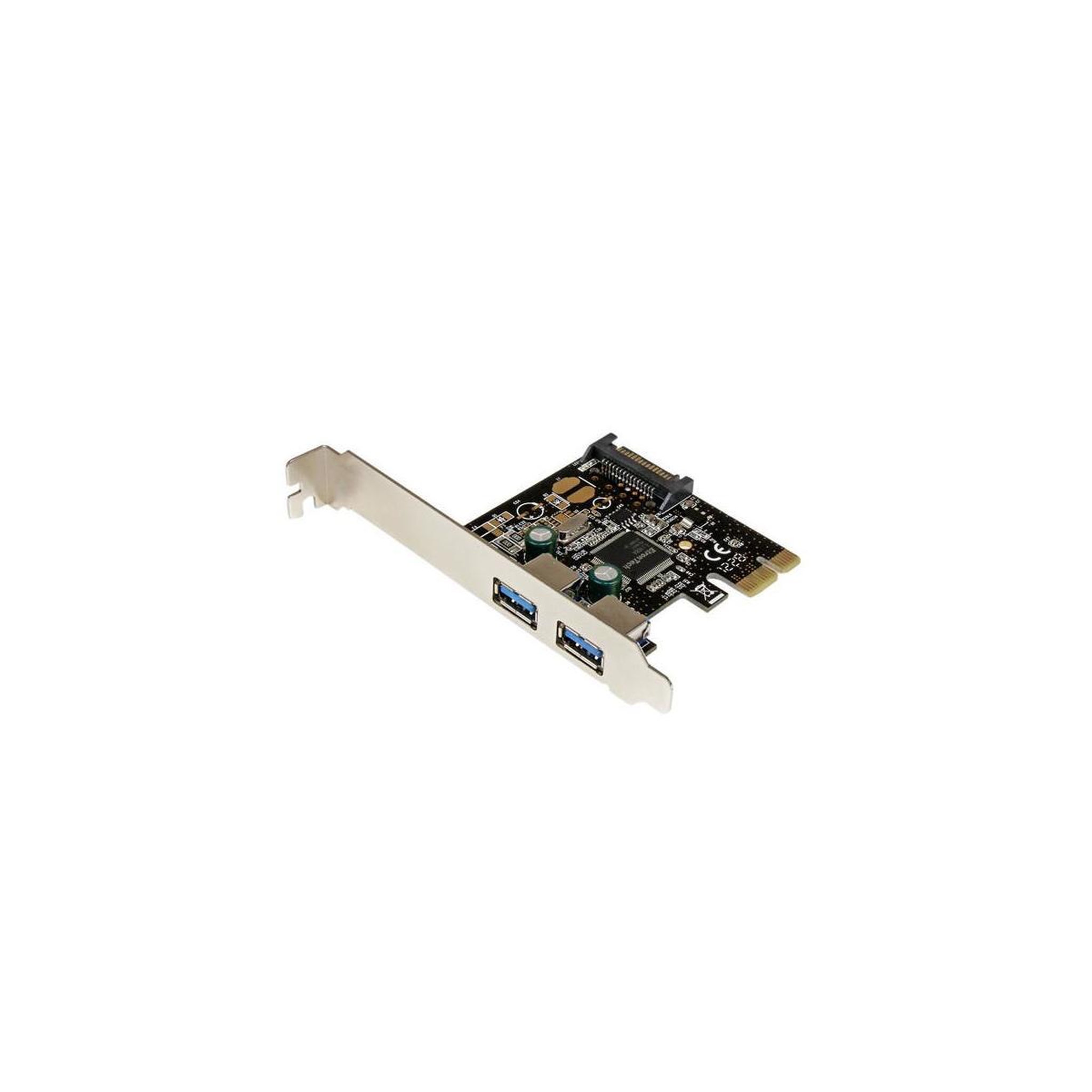 Voir la diapositive 2 : Startech Startech.com carte contrôleur pci express (pci-e) vers hub interne 2 ports usb 3.0 - alimentation sata