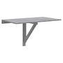 Voir la diapositive 2 : VIDAXL Table murale pliable Sonoma gris 100x60x56 cm Bois d'ingenierie