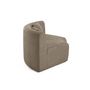 Voir la diapositive 3 : LISA DESIGN Ikare - module d'assise d'angle réversible - en tissu