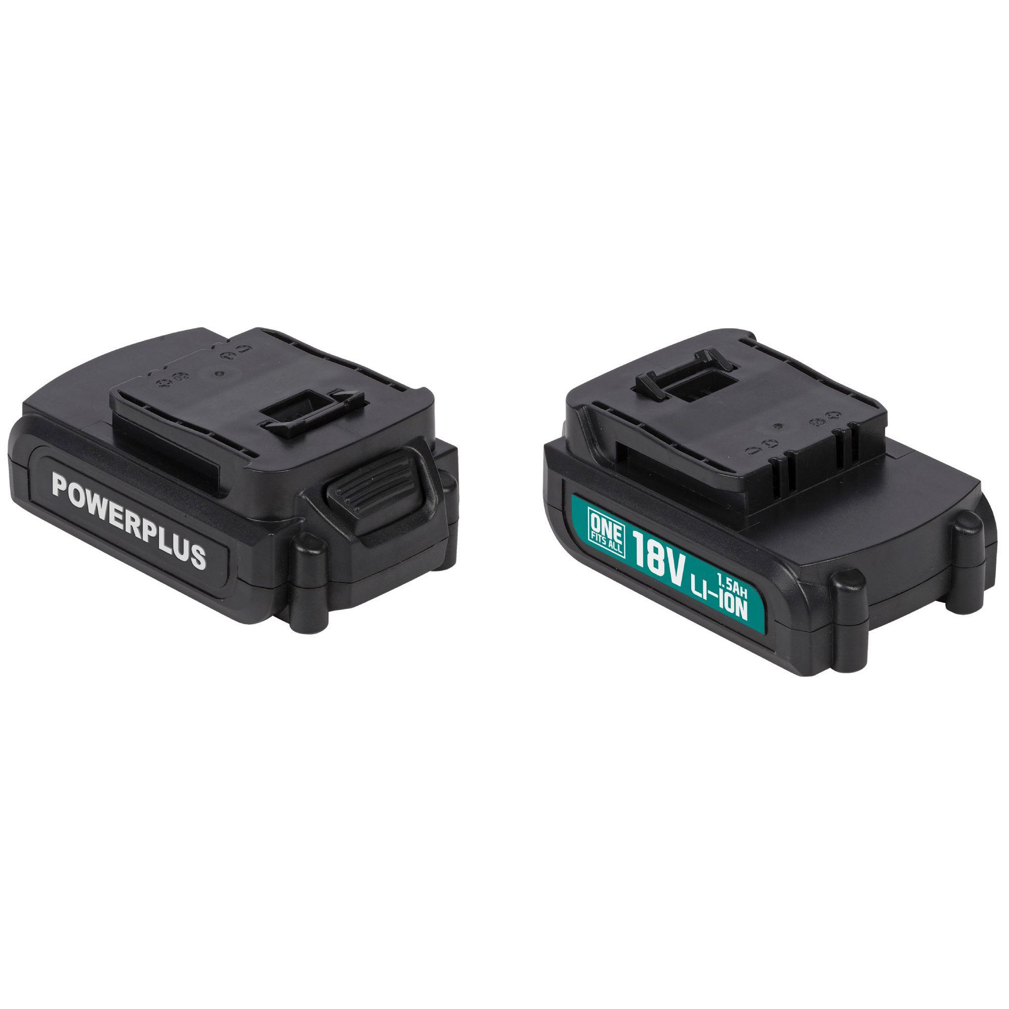 Voir la diapositive 3 : POWERPLUS Batterie 18v li-ion lithium 1,5ah