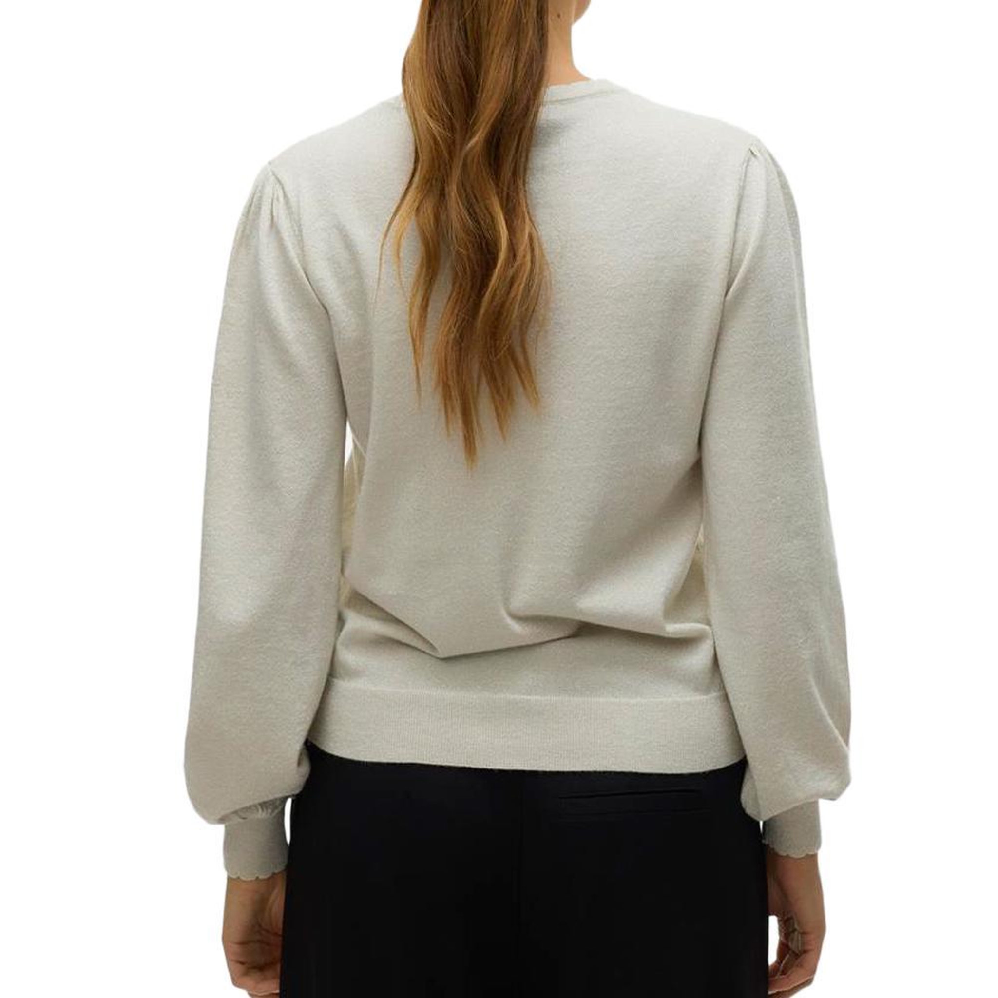 Voir la diapositive 2 : Vero Moda Pull Beige Femme Vero Moda Happyshine 10
