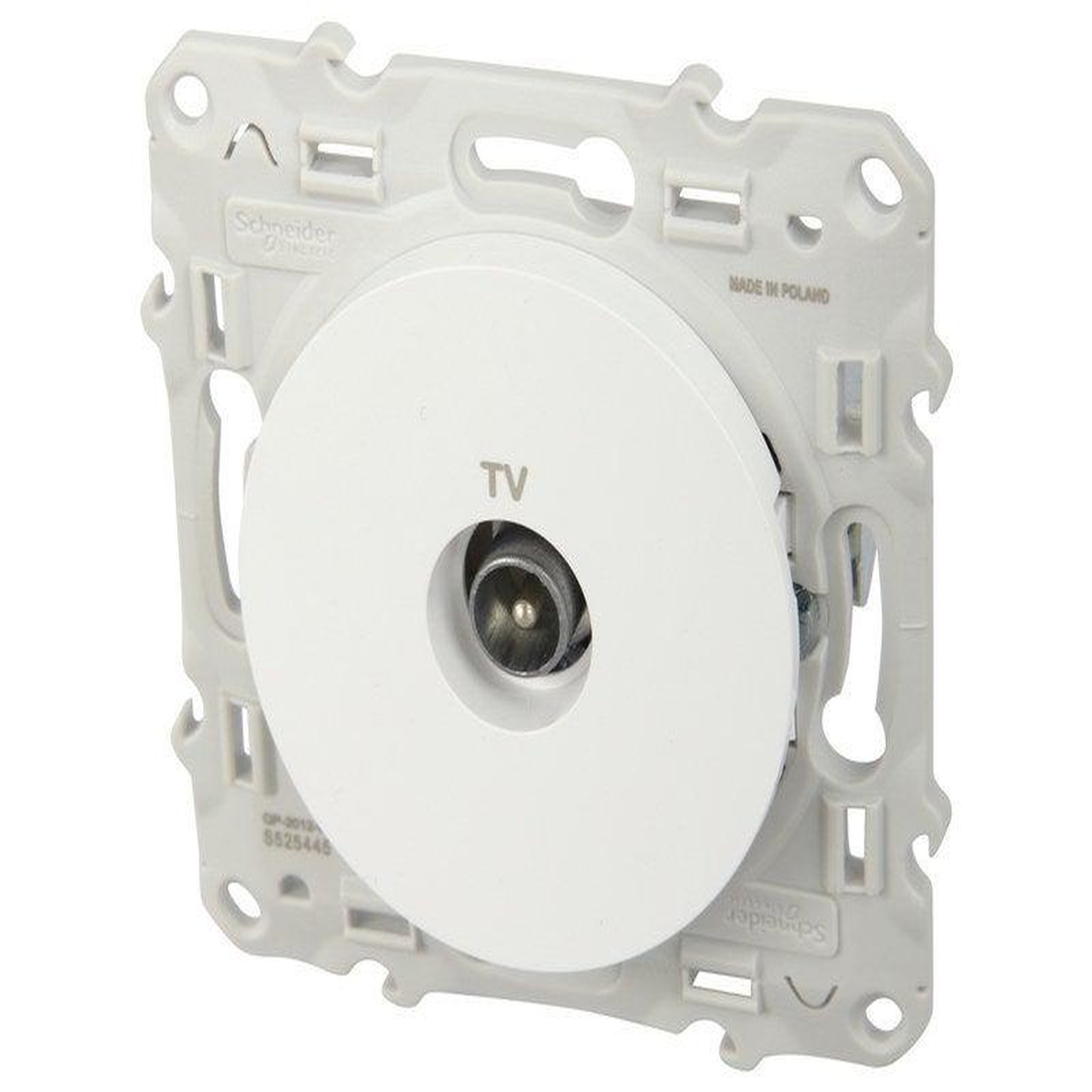Schneider Electric Prise Tv Odace, Blanc