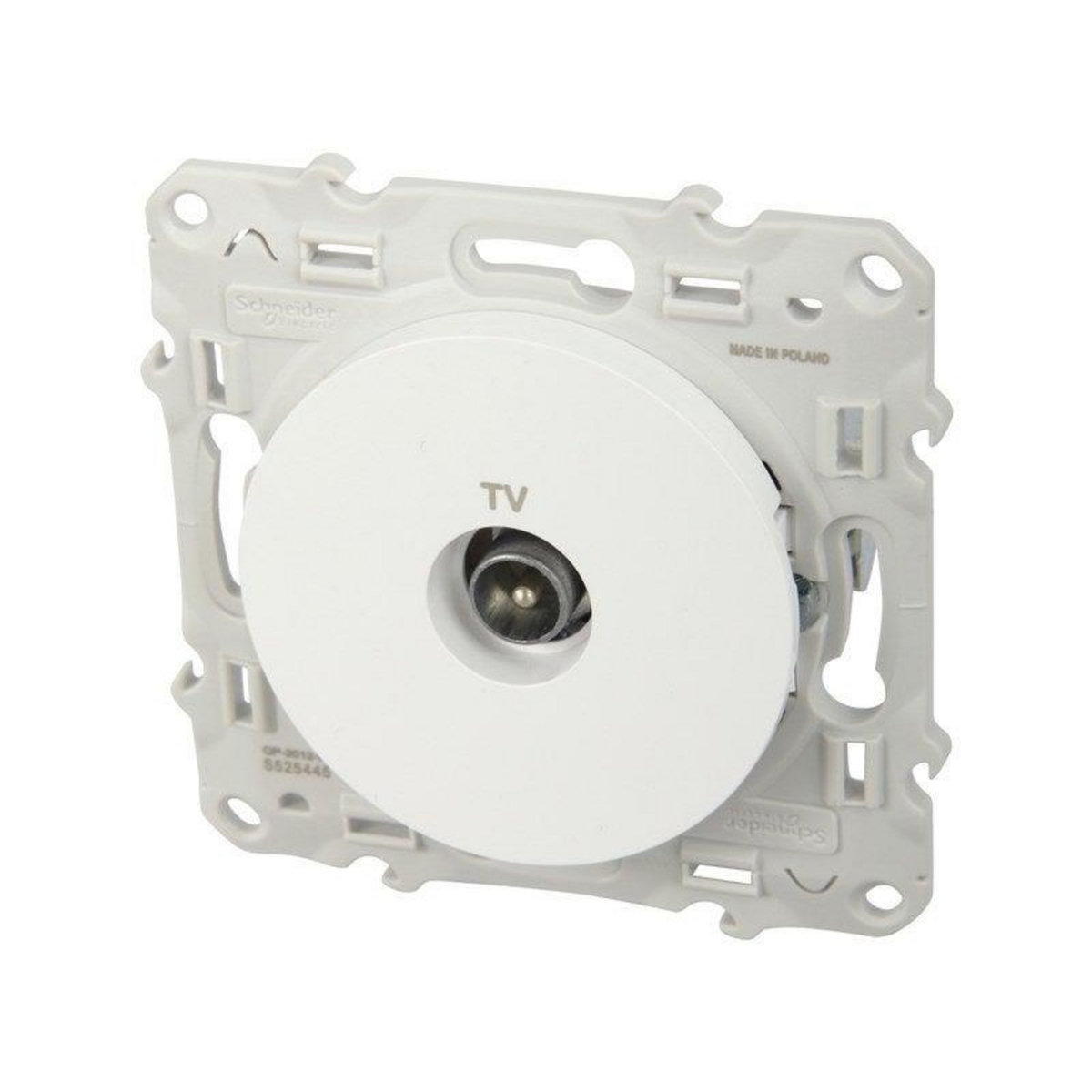 Schneider Electric Prise Tv Odace, Blanc