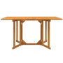 Voir la diapositive 2 : VIDAXL Table de jardin papillon pliante 150x90x75 cm bois massif teck