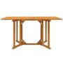 Voir la diapositive 2 : VIDAXL Table de jardin papillon pliante 150x90x75 cm bois massif teck