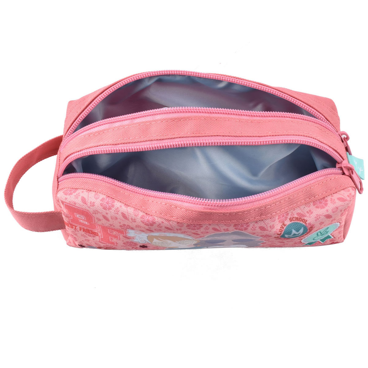 AUCHAN Trousse 2 compartiments rose MY BESTIE