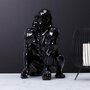 Paris Prix Statuette Déco Gorille  Sculpture  46cm Noir