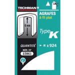 TECHMAN Agrafes 6 mm - type K