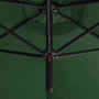 Voir la diapositive 5 : VIDAXL Parasol de jardin double avec mat en acier vert 600 cm