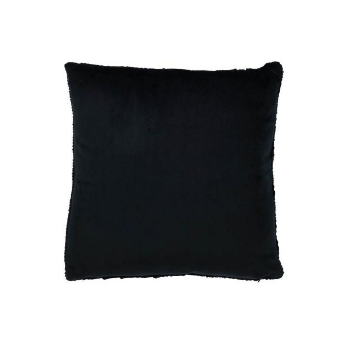 Paris Prix Coussin Déco Tricoté  Twist  45x45cm Noir