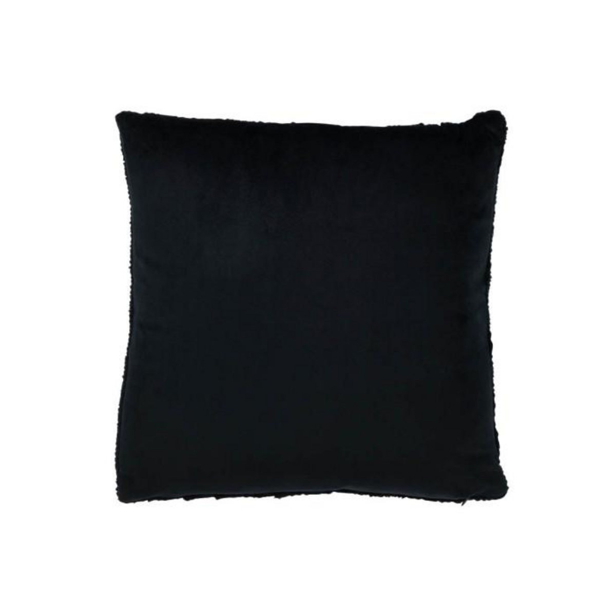 Paris Prix Coussin Déco Tricoté  Twist  45x45cm Noir