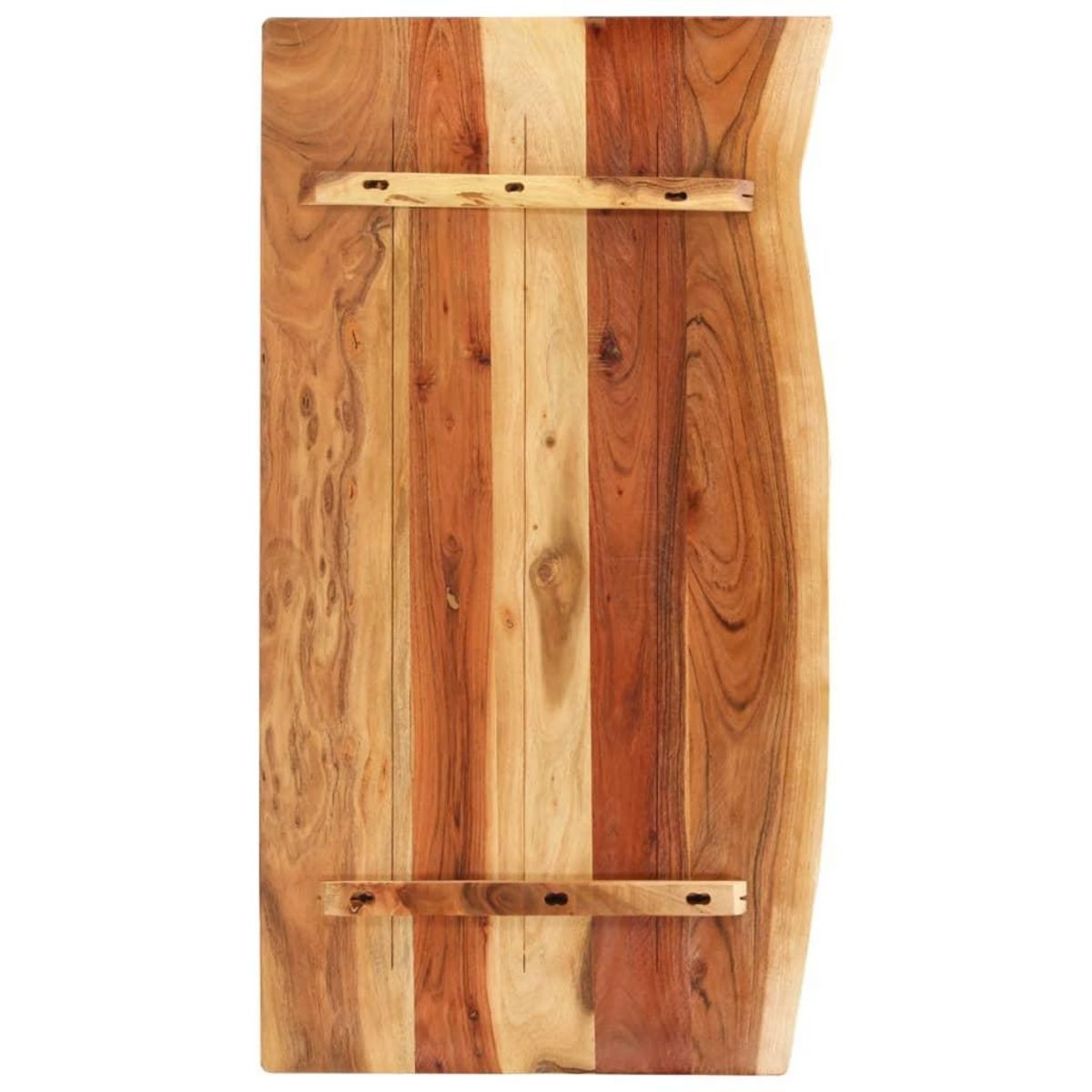 VIDAXL Dessus de meuble-lavabo de salle de bain Acacia 100x52x2,5 cm