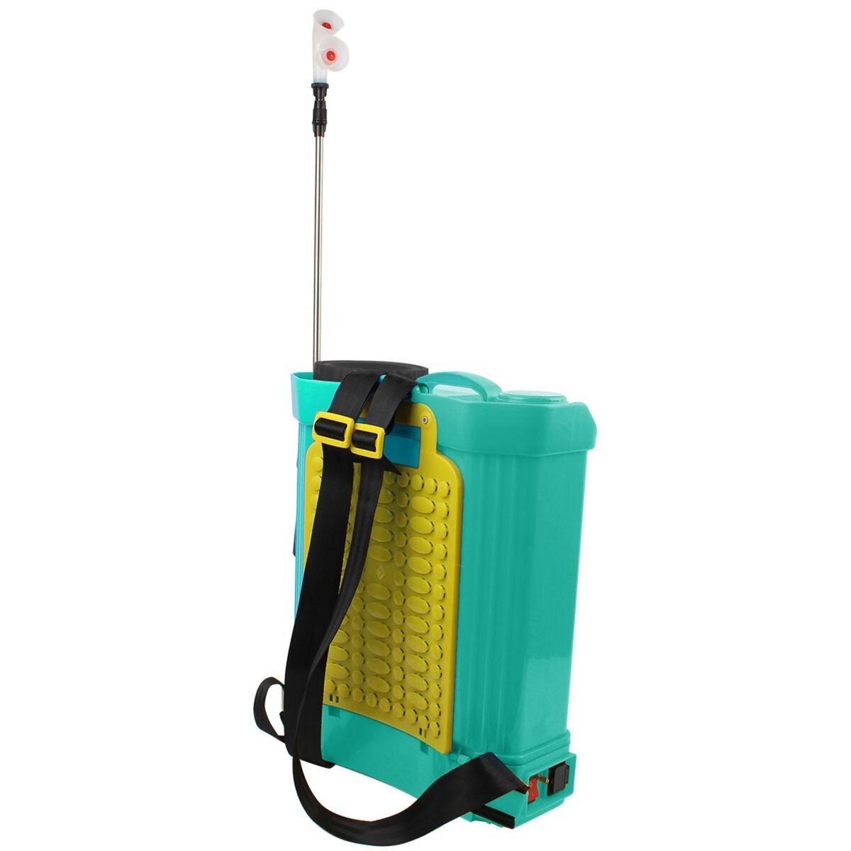 INTEC Pulvérisateur à batterie à dos 16L - Pression 5 Bar Lance extensible 3 Buses Pulvérisateur électrique INTEC