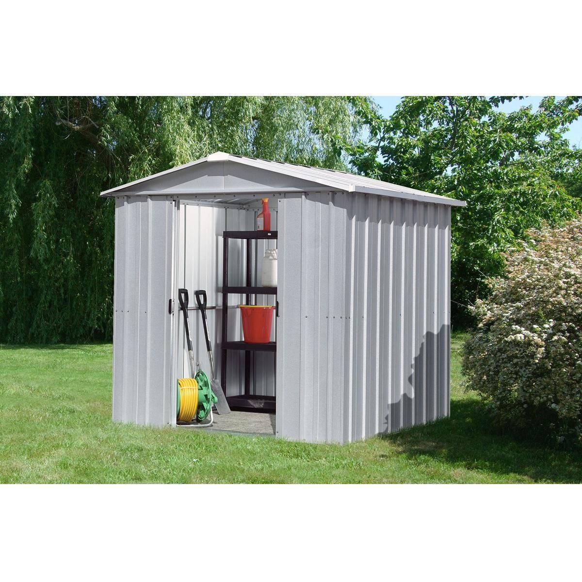 Yardmaster Abri de jardin métal - 3,69m² - YARDMASTER