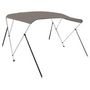 Voir la diapositive 2 : VIDAXL Auvent bimini a 3 arceaux gris 183x160x137 cm