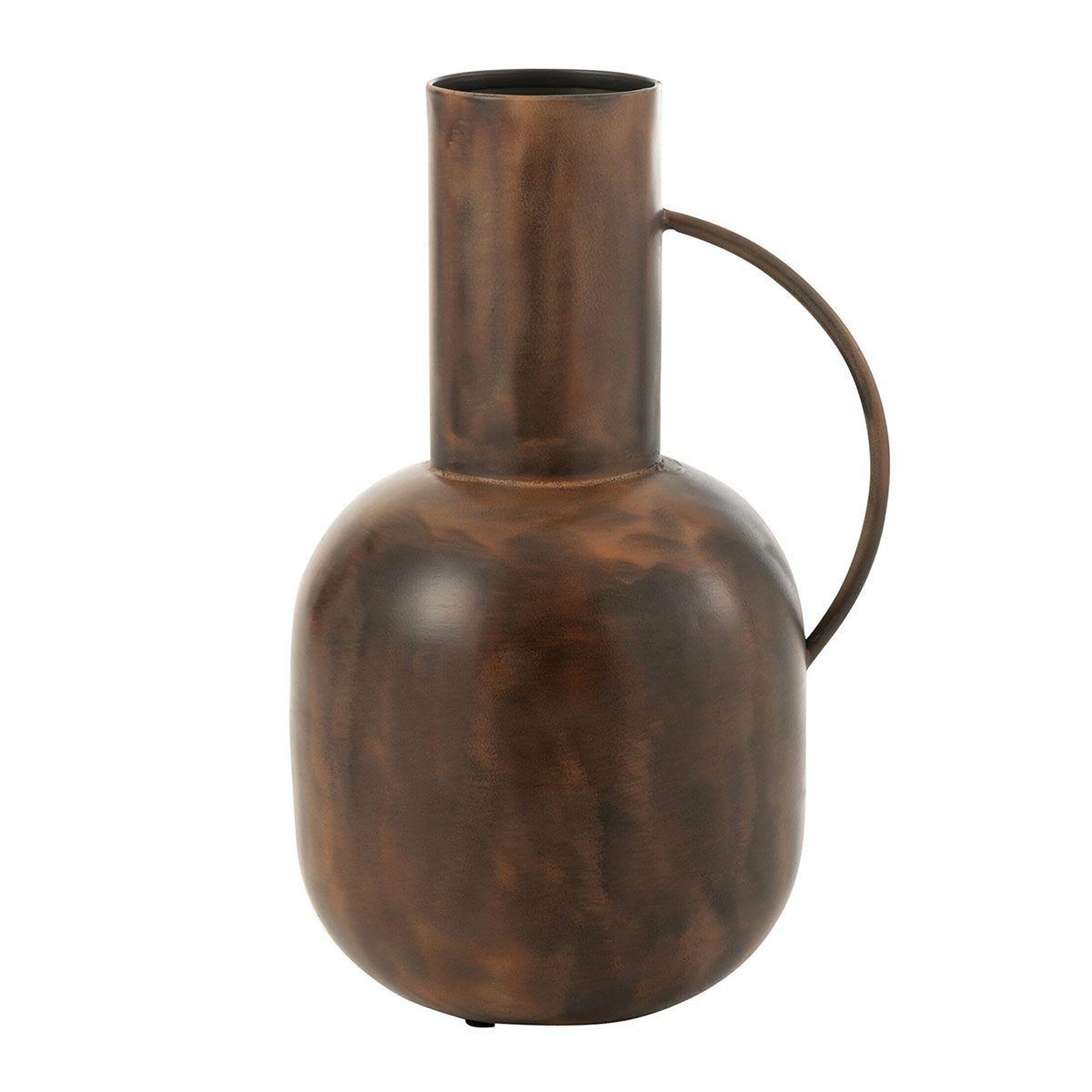 Voir la diapositive 1 : J-LINE Vase Design en Métal  Sparta  36cm Bronze