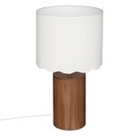 ATMOSPHERA Lampe à Poser Cylindrique  Vania  50cm Marron
